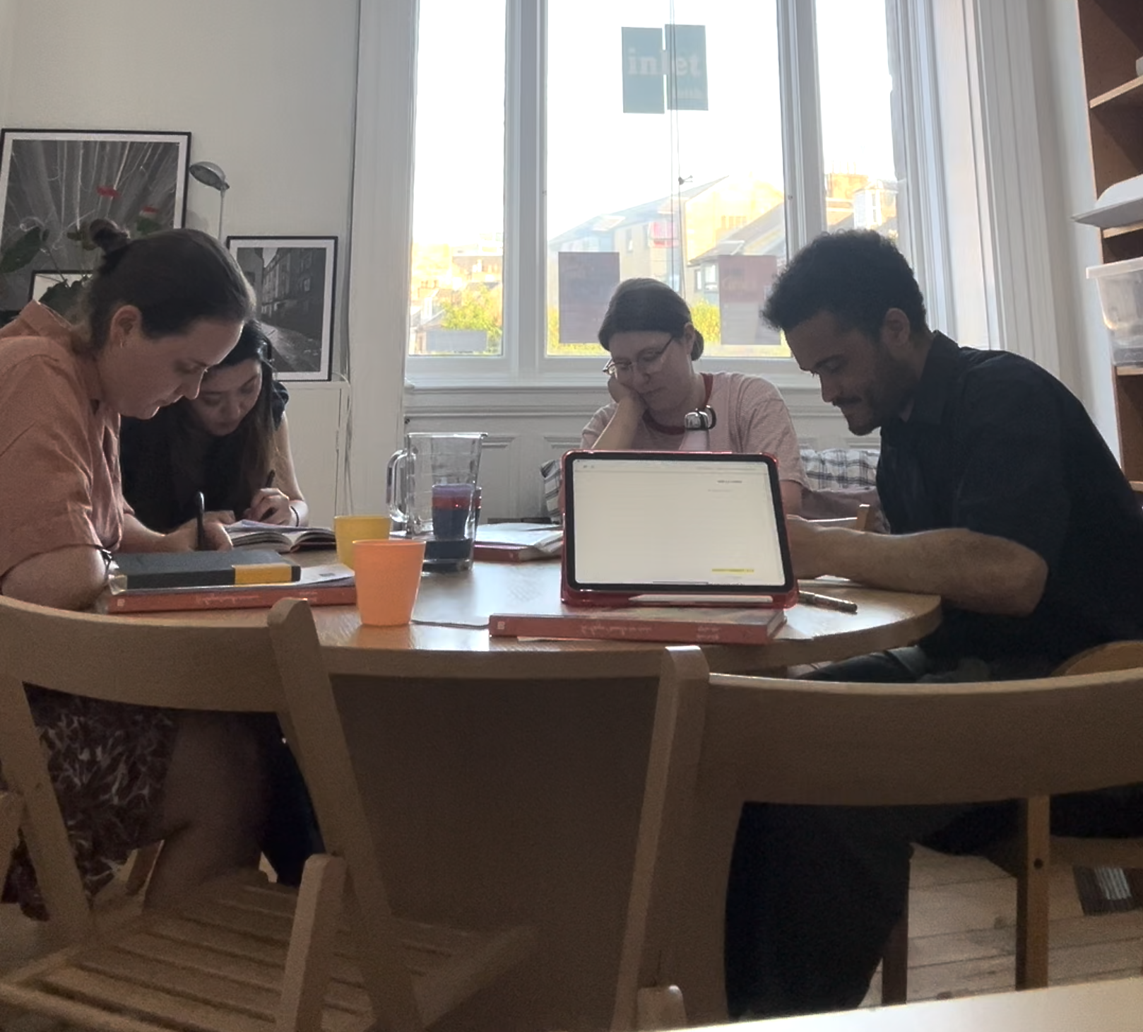  Students in Edinburgh learning French through comics